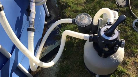 how do you hook up a pool vacuum to a sand filter